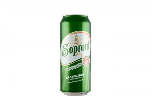 Soproni dobozos sör (0,5l)